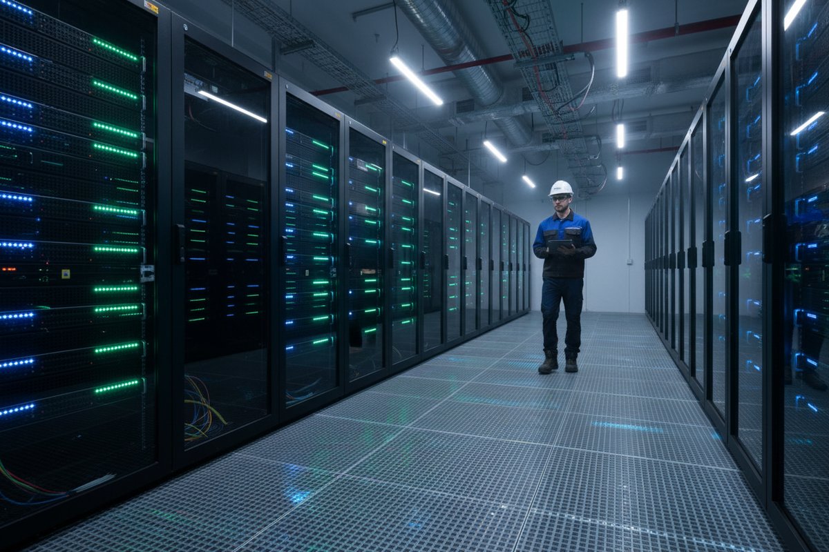 Data Center Micro Mesh Grating Banner