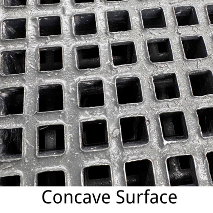 frp grating concave surface for ramps and walkways
