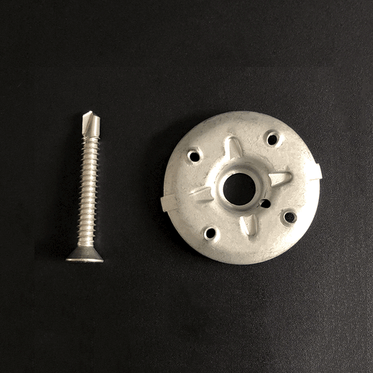 w clip and screw for frp grating install