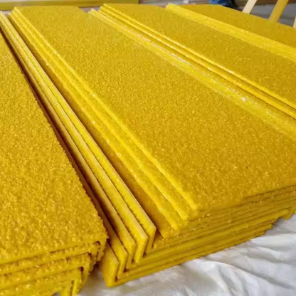 FRP Stairs Nosing Non-Slip Grit Surface Sold By Per Meter