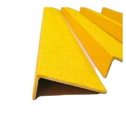FRP Stairs Nosing Non-Slip Grit Surface Sold By Per Meter