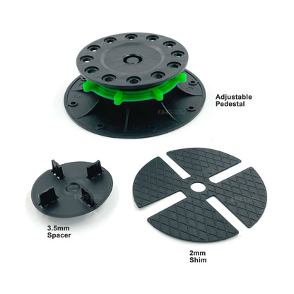 Adjustable Decking Tile Pedestal Deck Support for Courtyard Construction